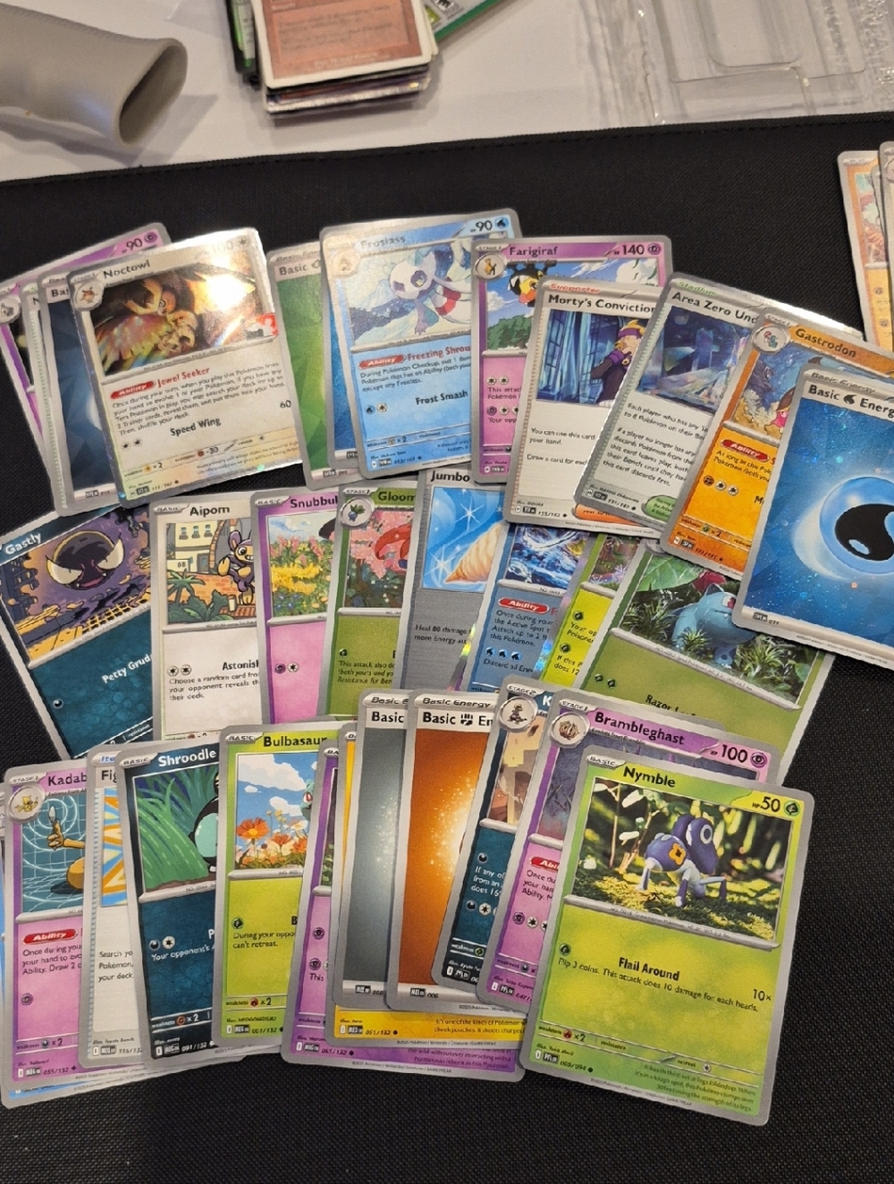 Pokemon TCG Assortment - Green, Purple, Blue, Yellow